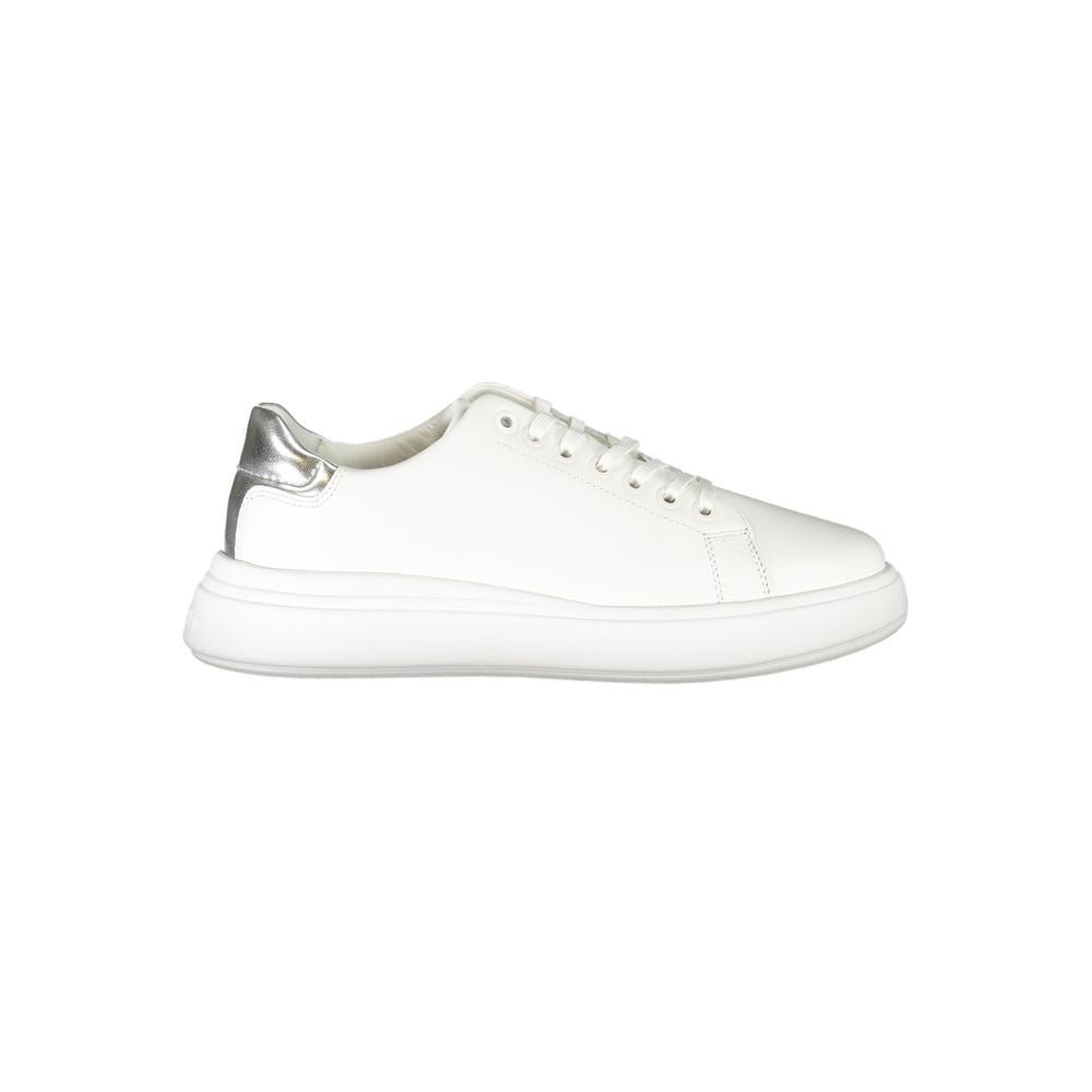 Calvin Klein Chic White Sneakers with Contrast Details - ACCEXO