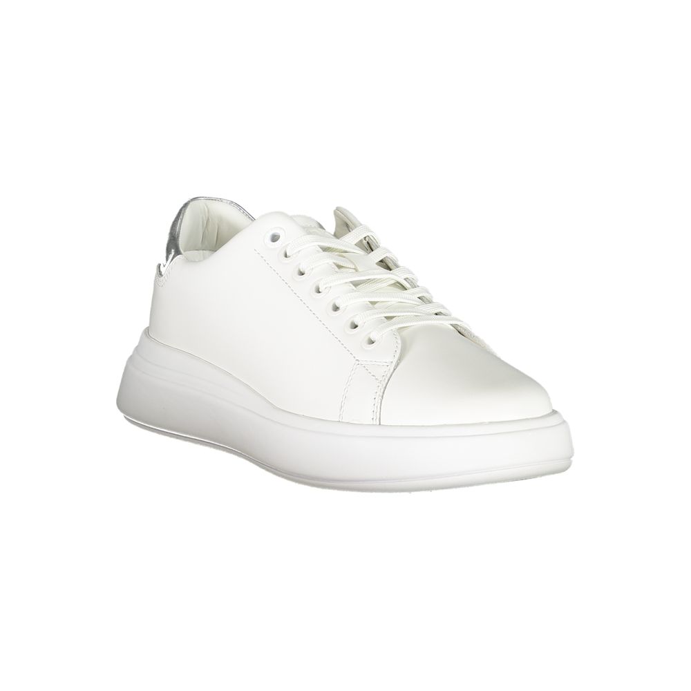 Calvin Klein Chic White Sneakers with Contrast Details - ACCEXO