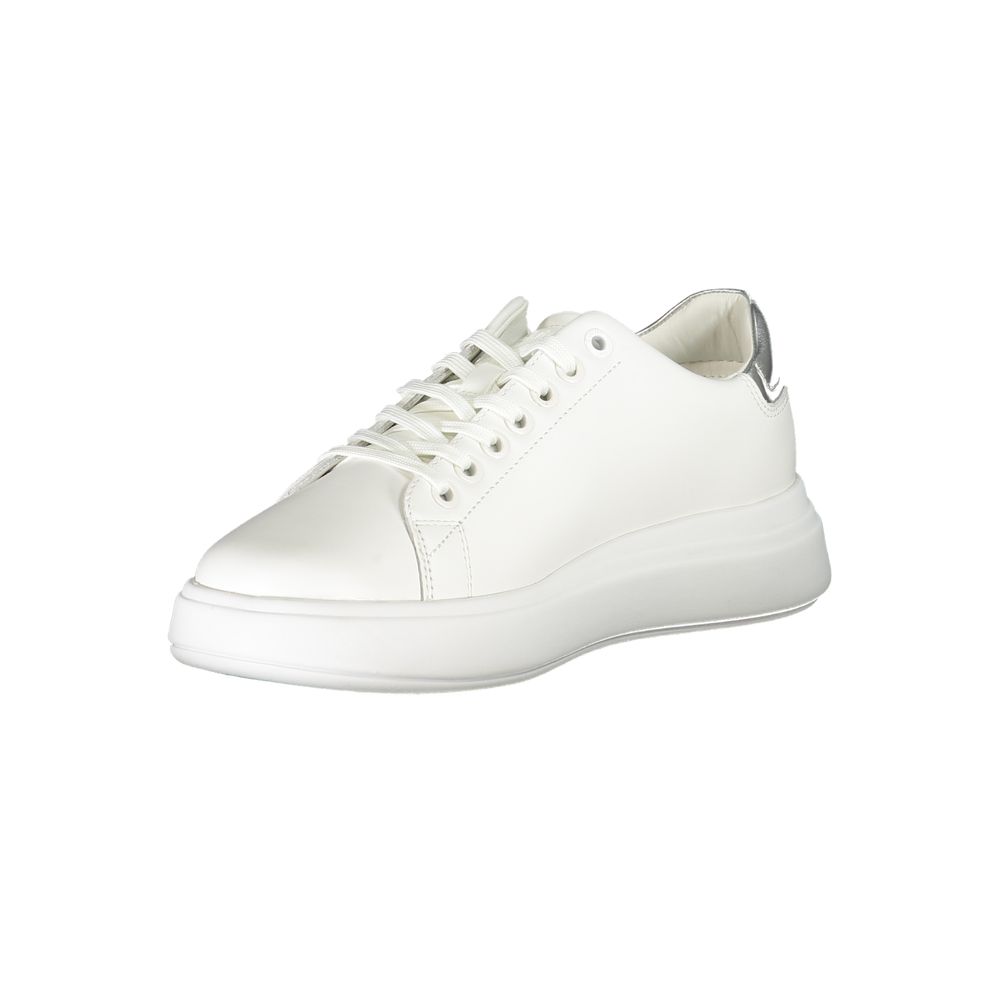 Calvin Klein Chic White Sneakers with Contrast Details - ACCEXO