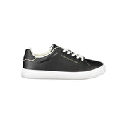 Tommy Hilfiger Black Leather Women Sneaker - ACCEXO