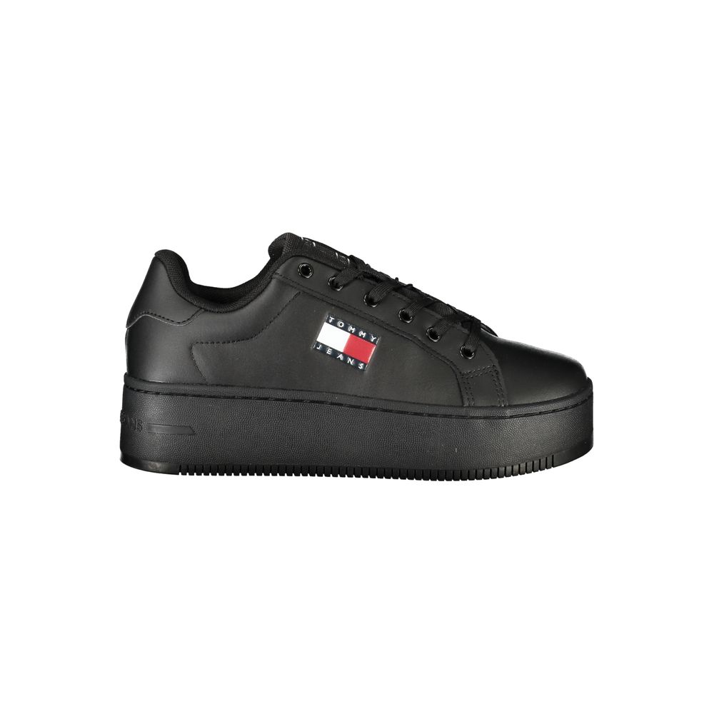 Tommy Hilfiger Black Polyethylene Women Sneaker - ACCEXO