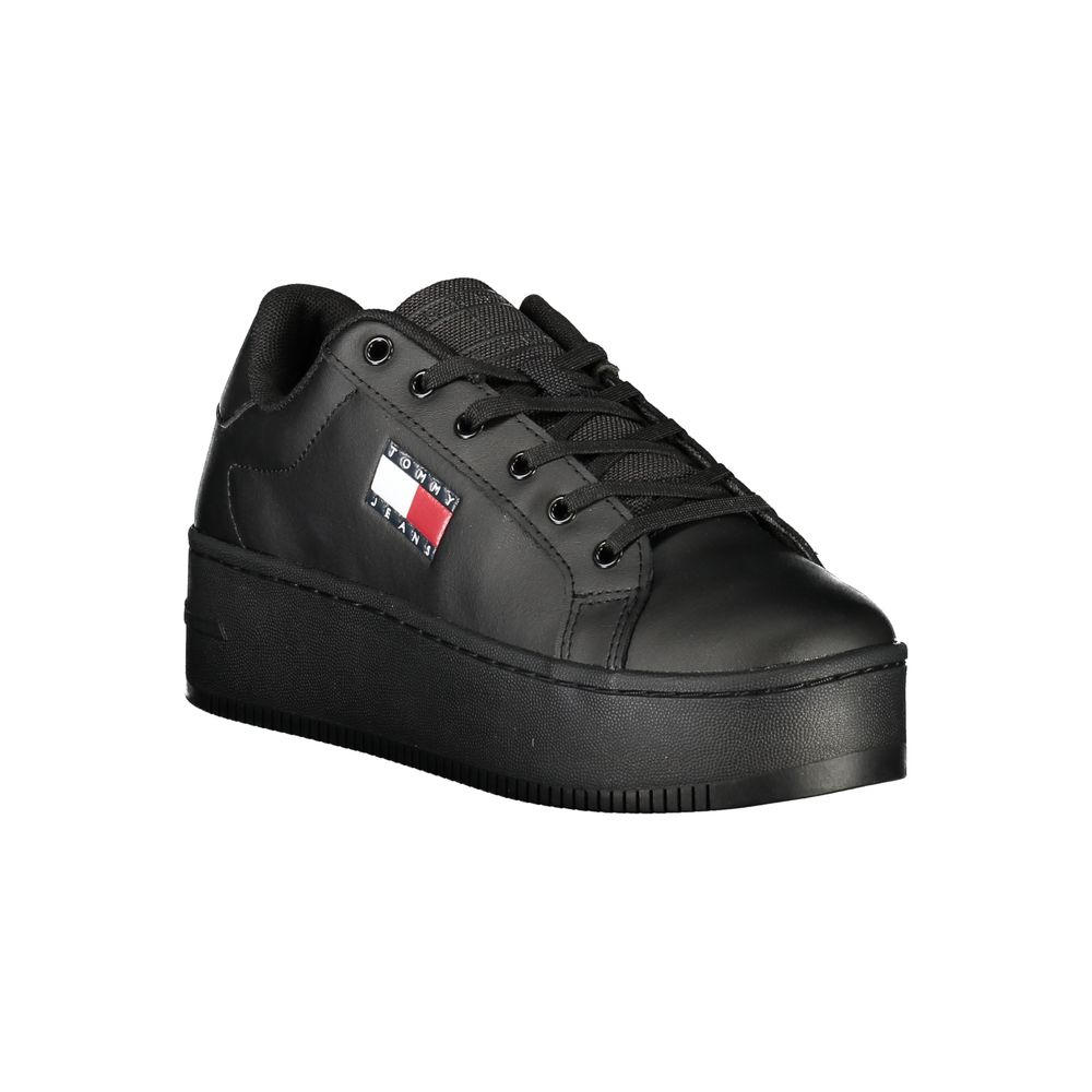 Tommy Hilfiger Black Polyethylene Women Sneaker - ACCEXO