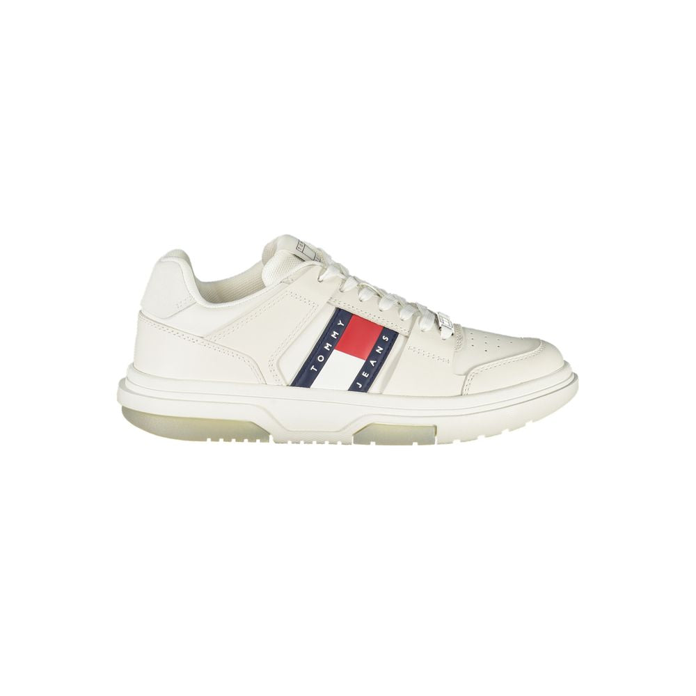 Tommy Hilfiger White Leather Women Sneaker - ACCEXO