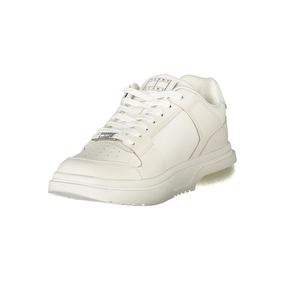 Tommy Hilfiger White Leather Women Sneaker - ACCEXO