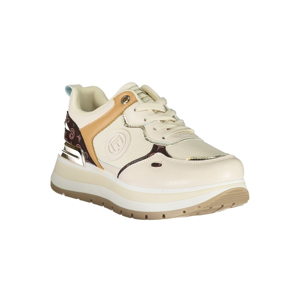 Laura Biagiotti Beige Polyester Women Sneaker - ACCEXO