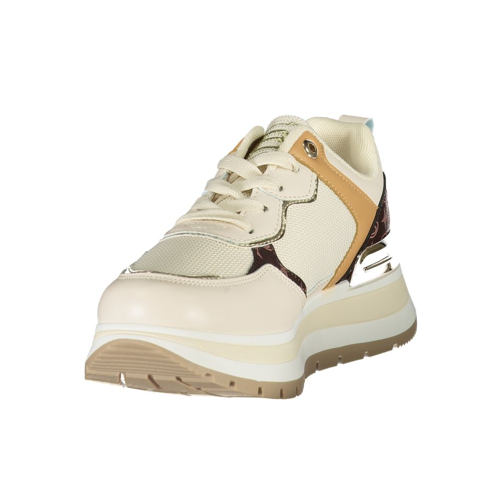 Laura Biagiotti Beige Polyester Women Sneaker - ACCEXO