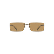Calvin Klein Beige Metal Women Sunglass