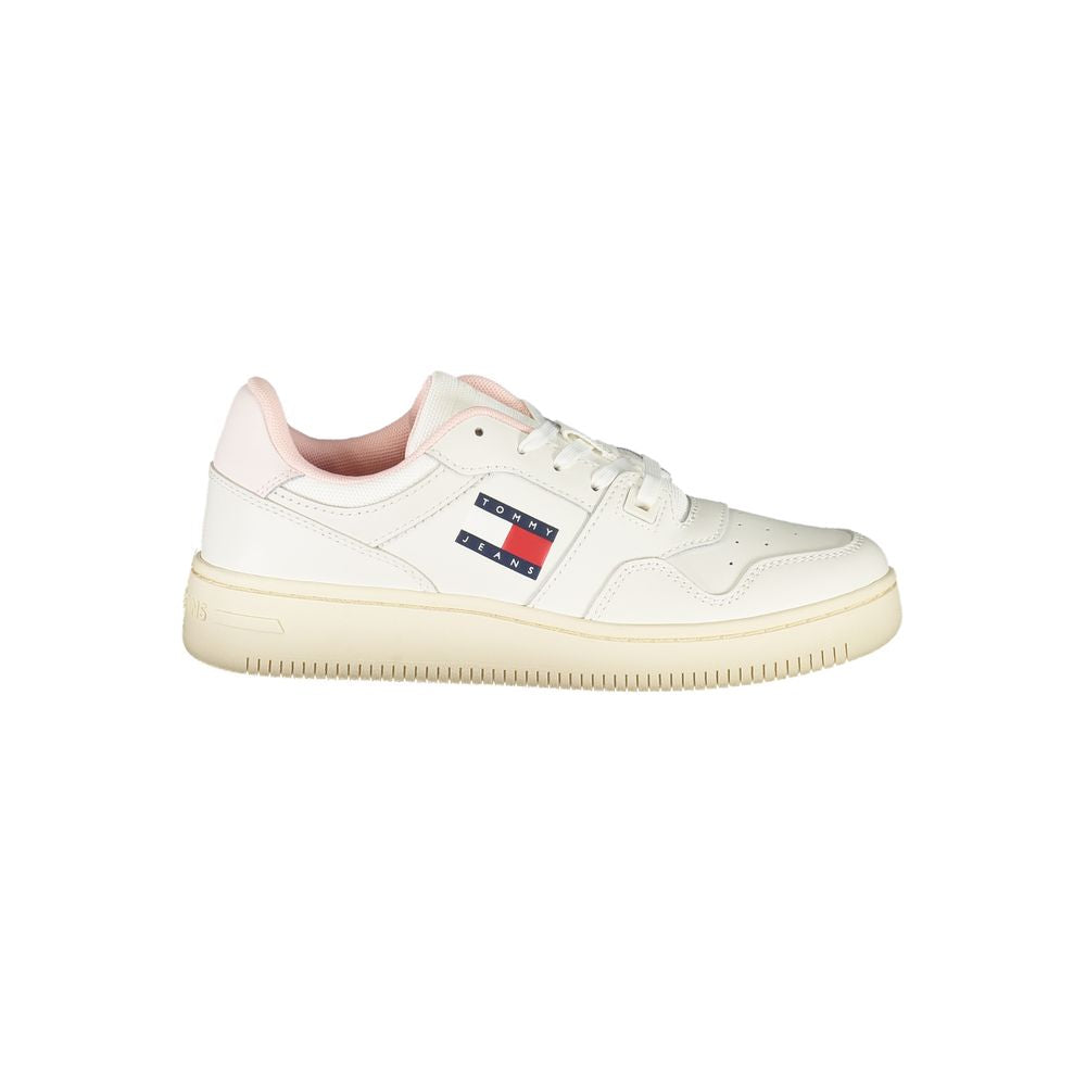 Tommy Hilfiger White Leather Women Sneaker - ACCEXO