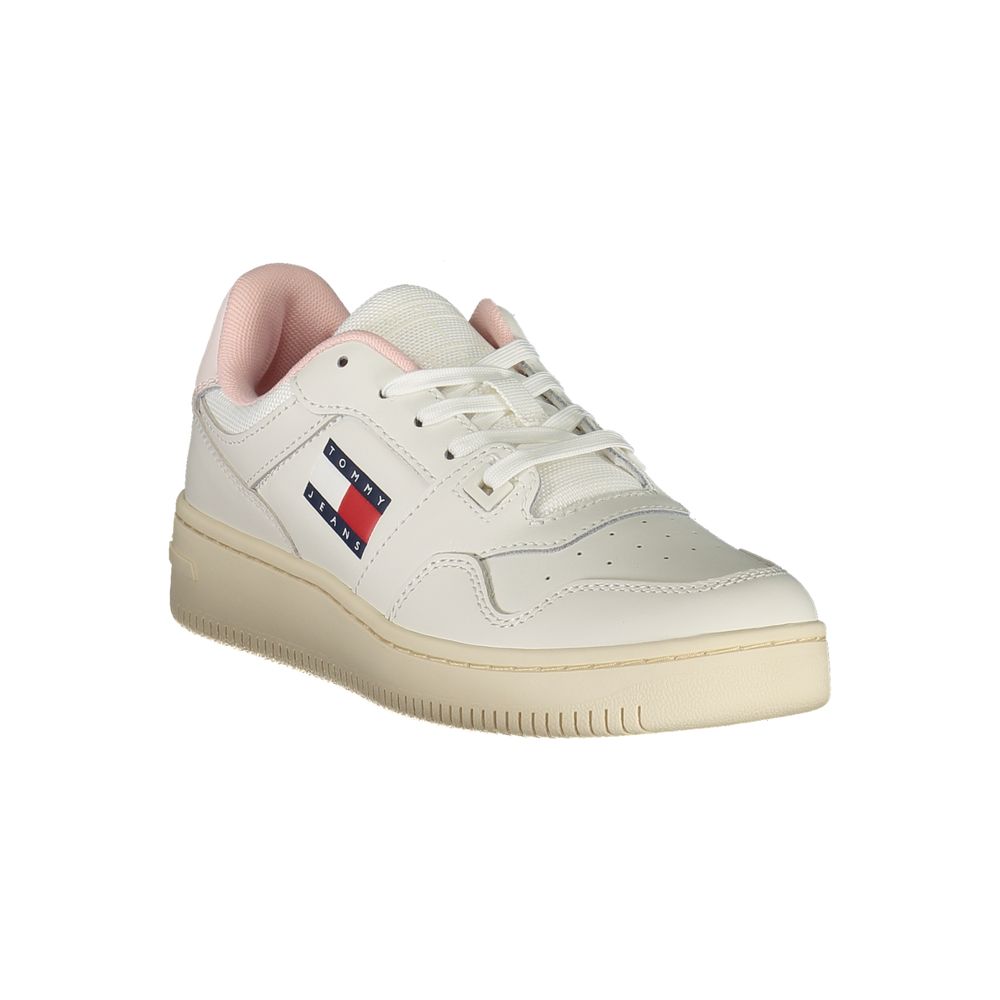 Tommy Hilfiger White Leather Women Sneaker - ACCEXO