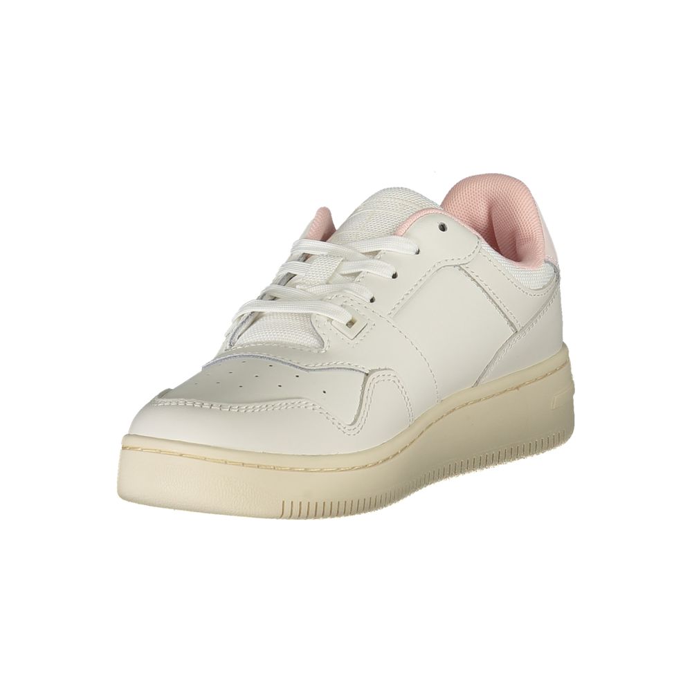 Tommy Hilfiger White Leather Women Sneaker - ACCEXO