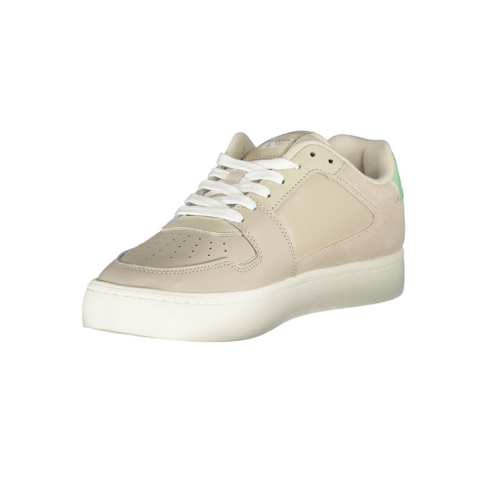 Calvin Klein Beige Polyester Sneaker - ACCEXO
