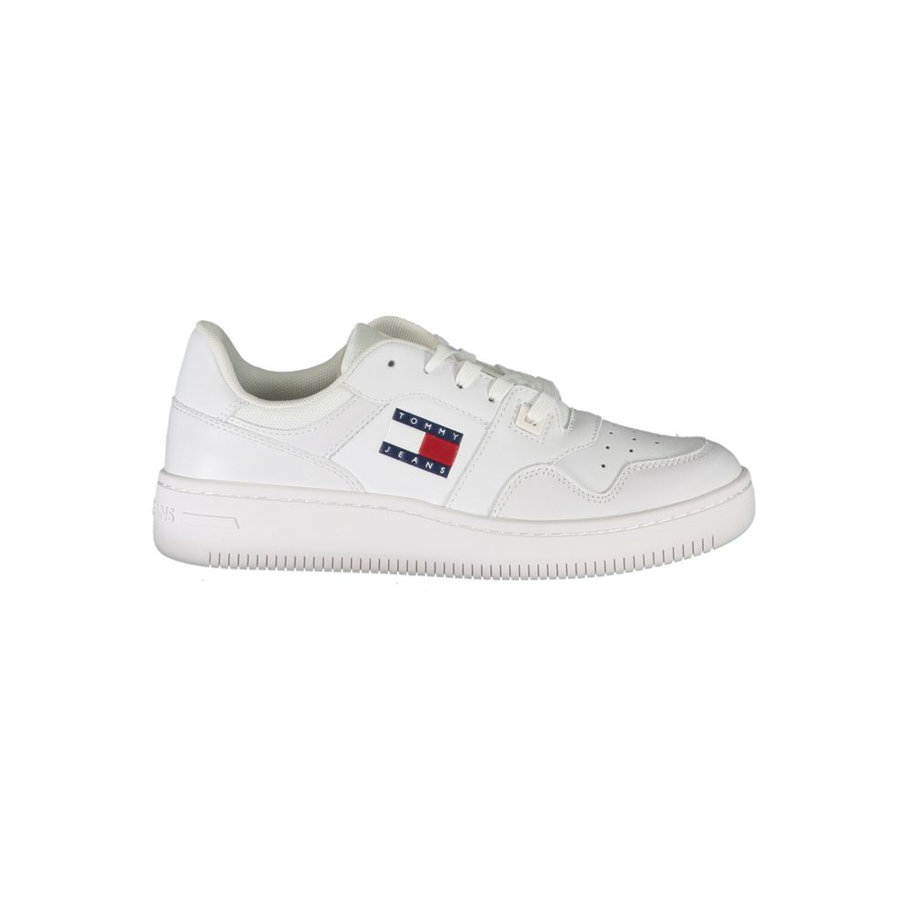 Tommy Hilfiger White Leather Women Sneaker - ACCEXO