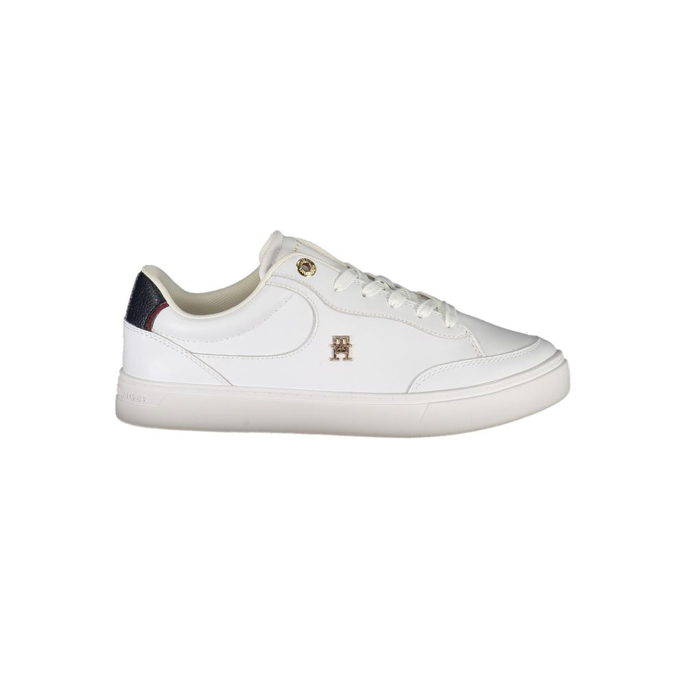 Tommy Hilfiger White Leather Women Sneaker - ACCEXO