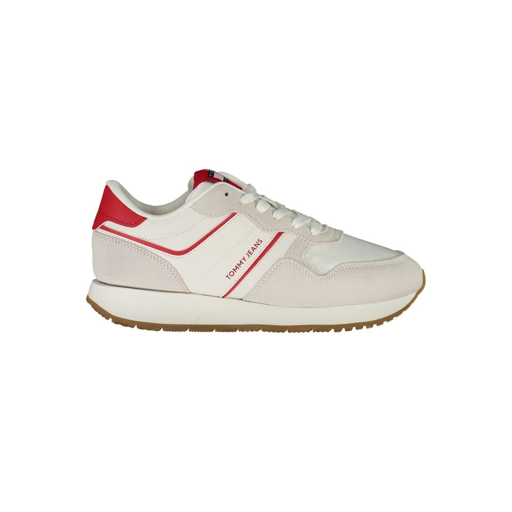 Tommy Hilfiger Red Leather Women Sneaker - ACCEXO