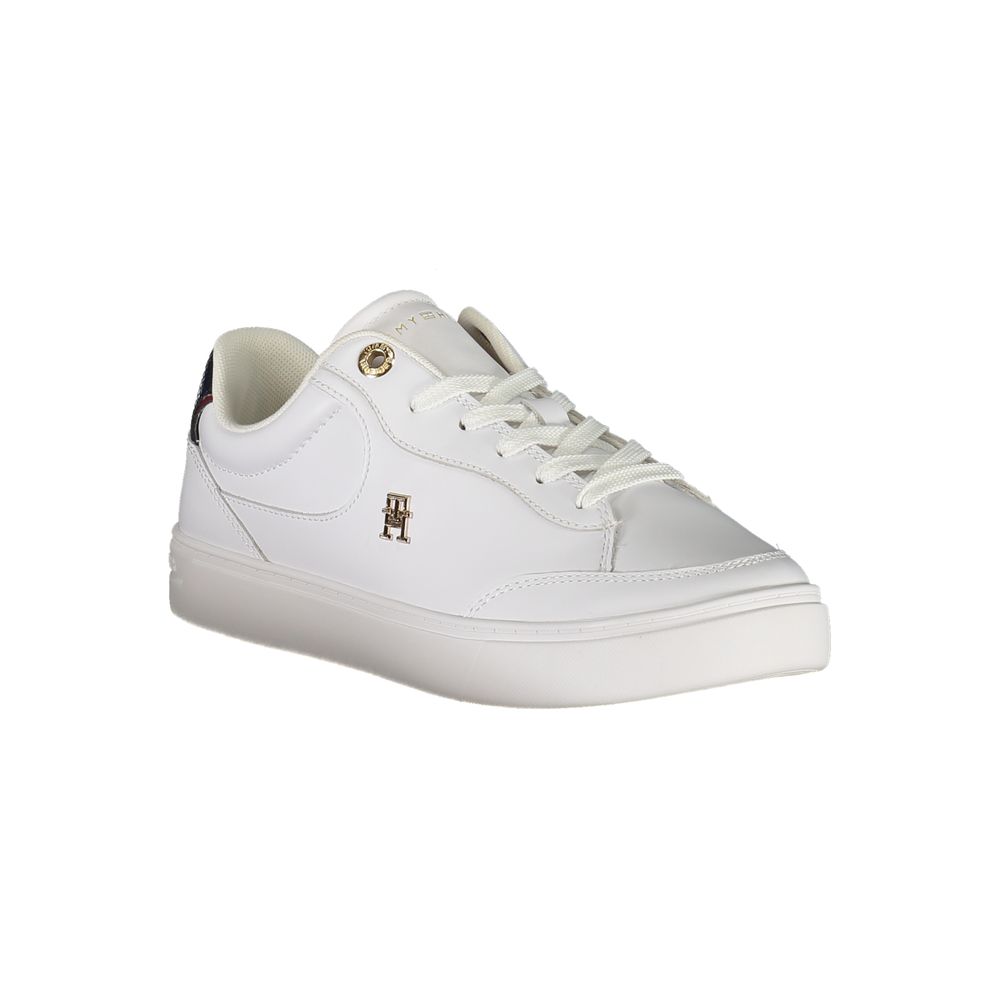 Tommy Hilfiger White Leather Women Sneaker - ACCEXO