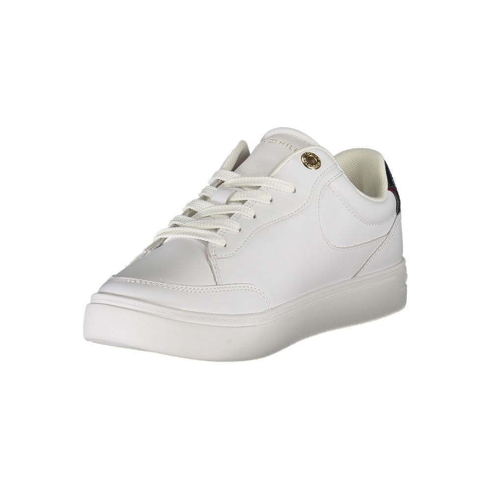 Tommy Hilfiger White Leather Women Sneaker - ACCEXO