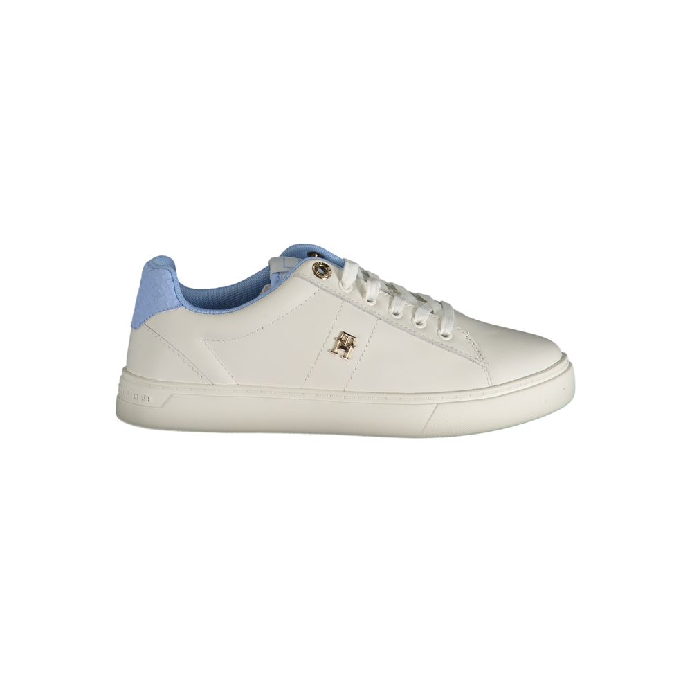 Tommy Hilfiger Light Blue Leather Women Sneaker - ACCEXO