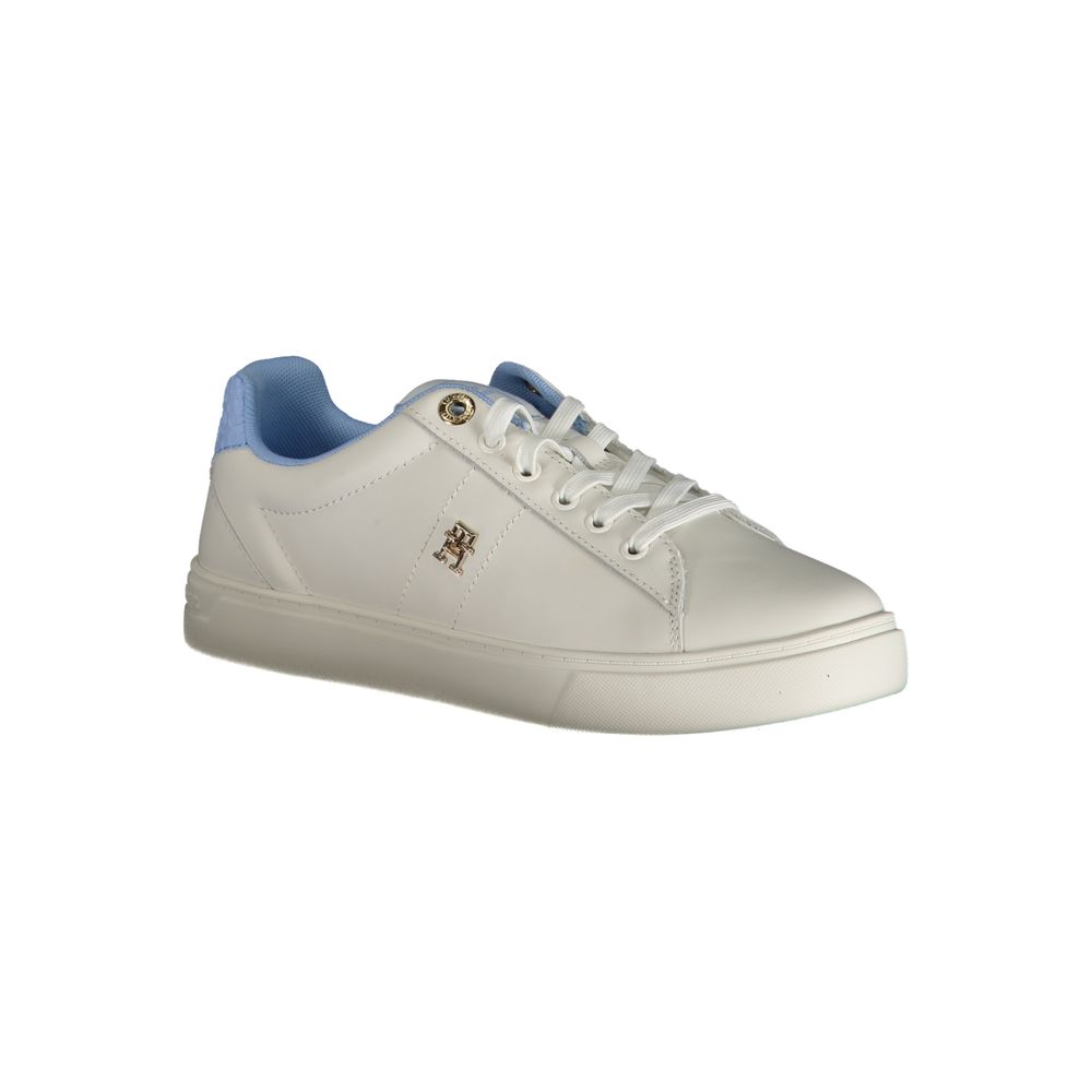 Tommy Hilfiger Light Blue Leather Women Sneaker - ACCEXO