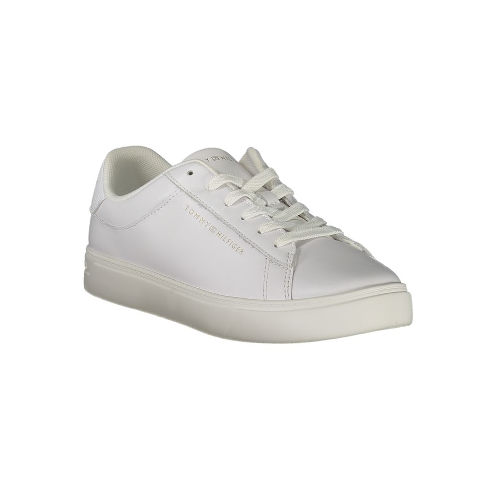 Tommy Hilfiger White Polyethylene Women Sneaker - ACCEXO