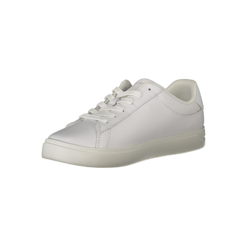 Tommy Hilfiger White Polyethylene Women Sneaker - ACCEXO