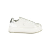 Calvin Klein White Leather Women Sneaker - ACCEXO