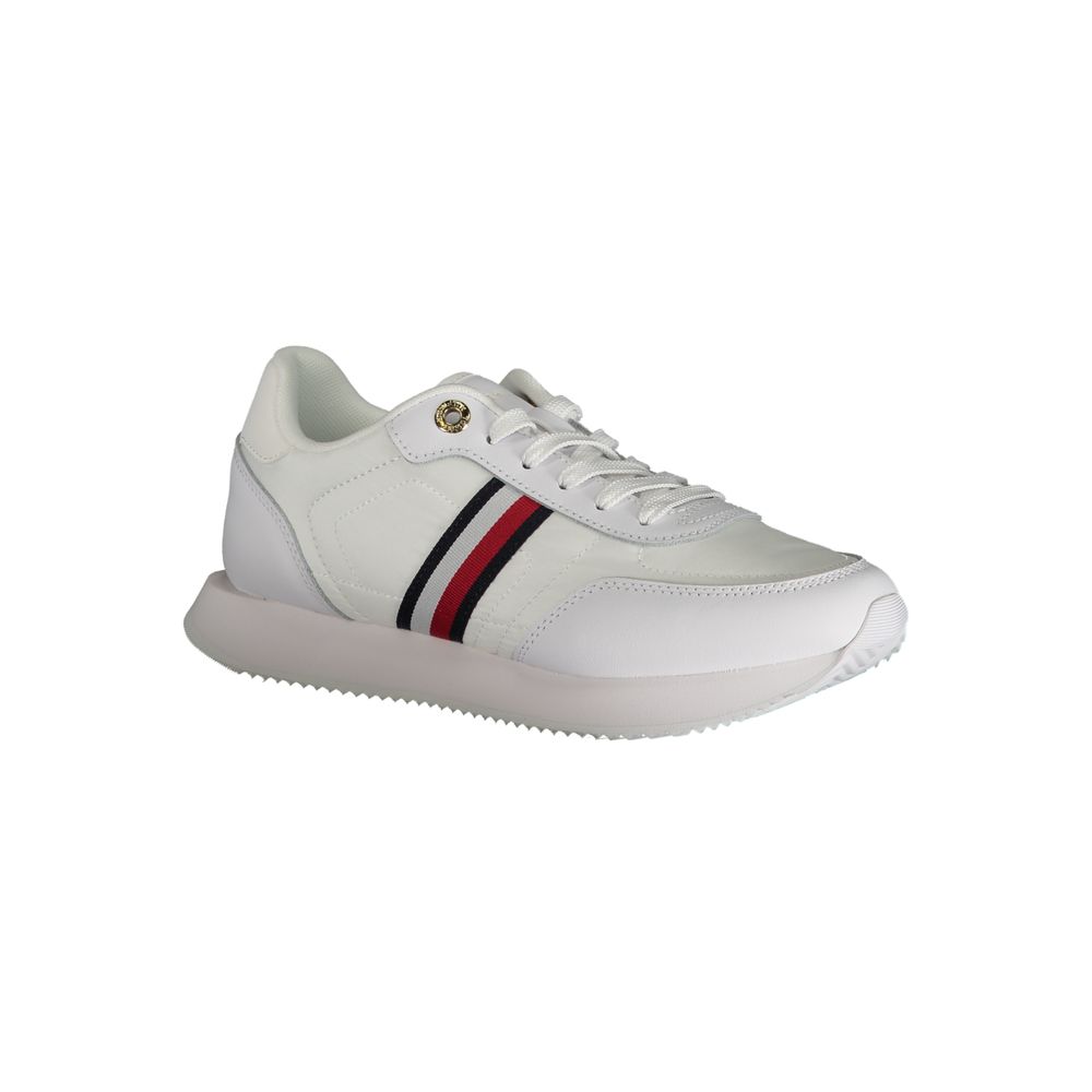 Tommy Hilfiger White Polyester Sneaker - ACCEXO
