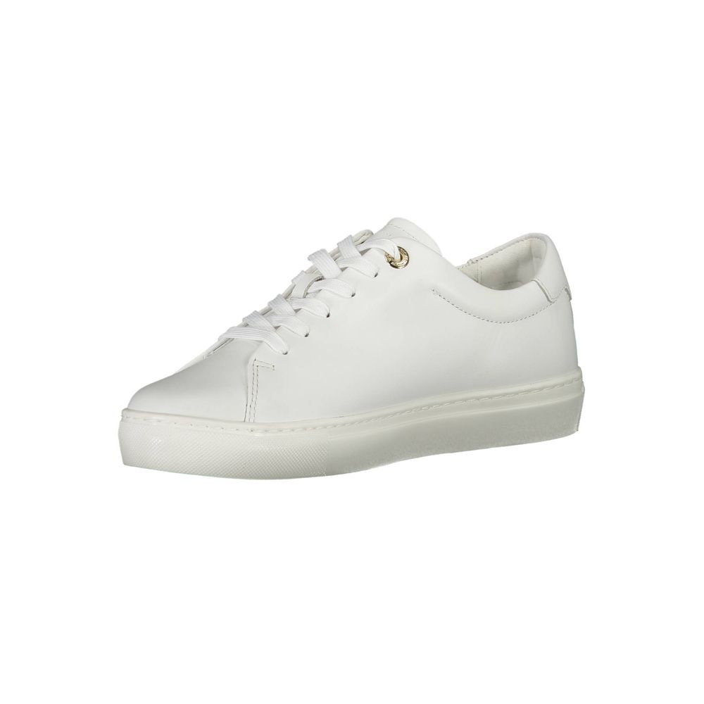 Tommy Hilfiger White Leather Women Sneaker - ACCEXO
