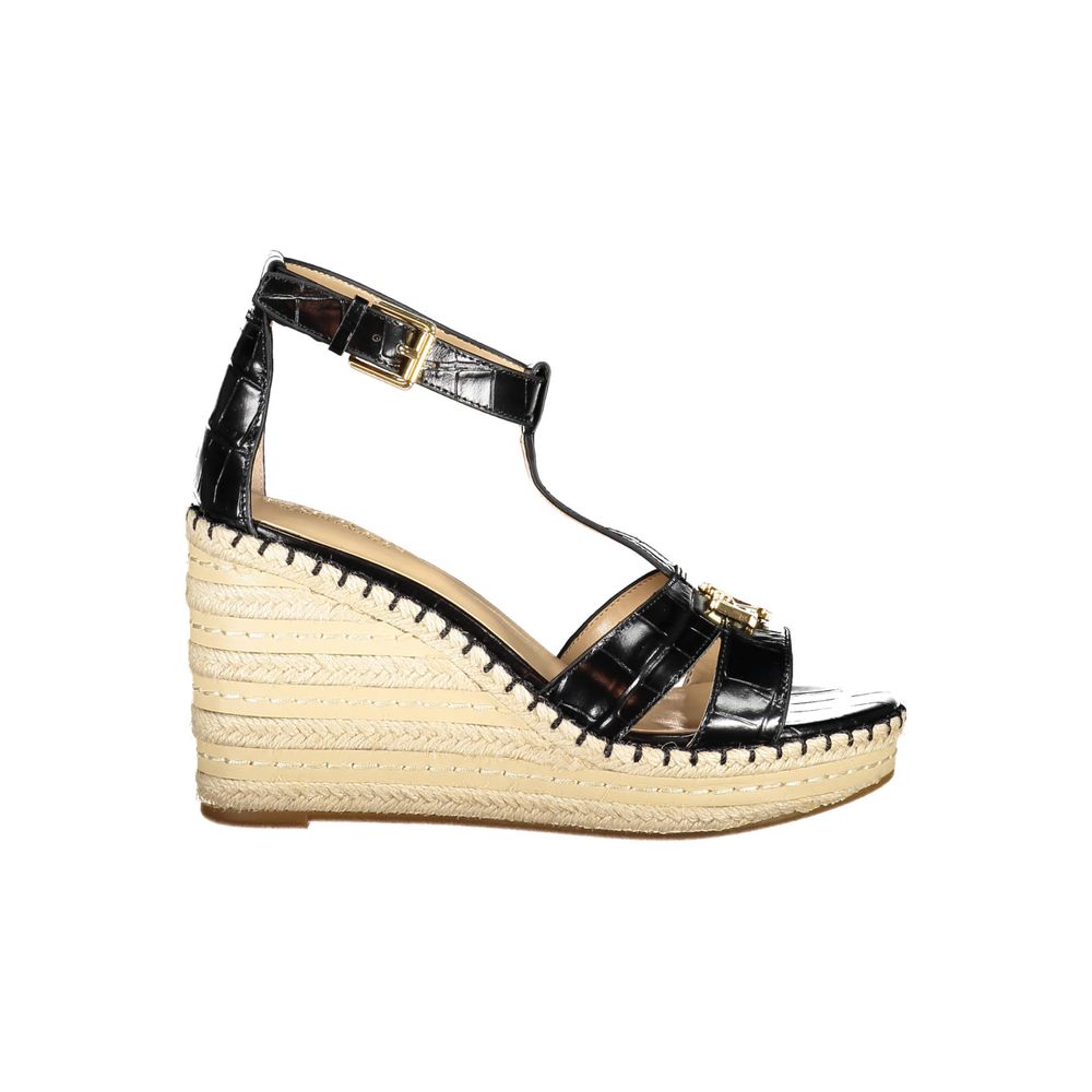 Ralph Lauren Black Polyester Sandal - ACCEXO