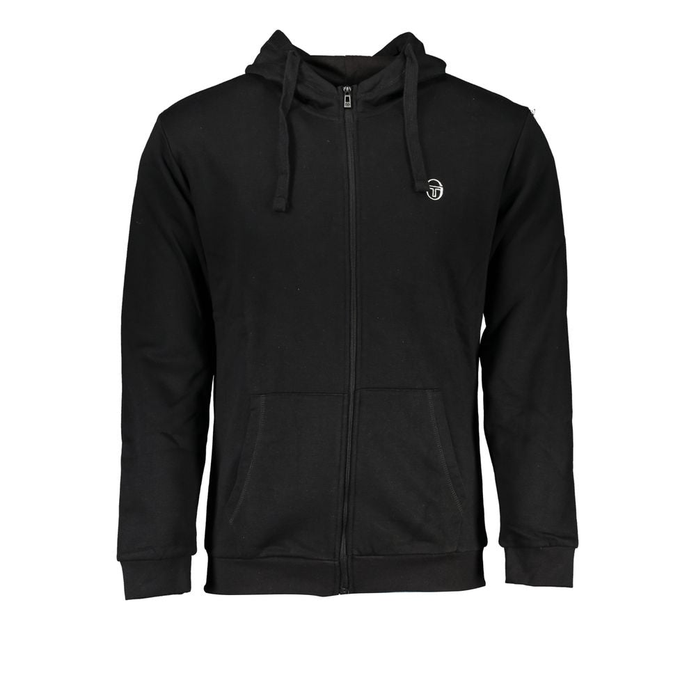 Sergio Tacchini Black Cotton Sweater - ACCEXO