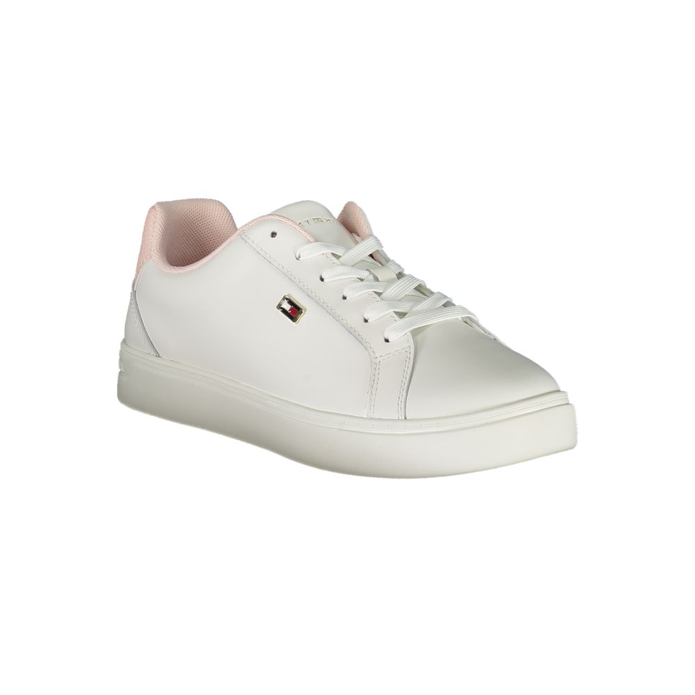Tommy Hilfiger White Polyester Sneaker - ACCEXO