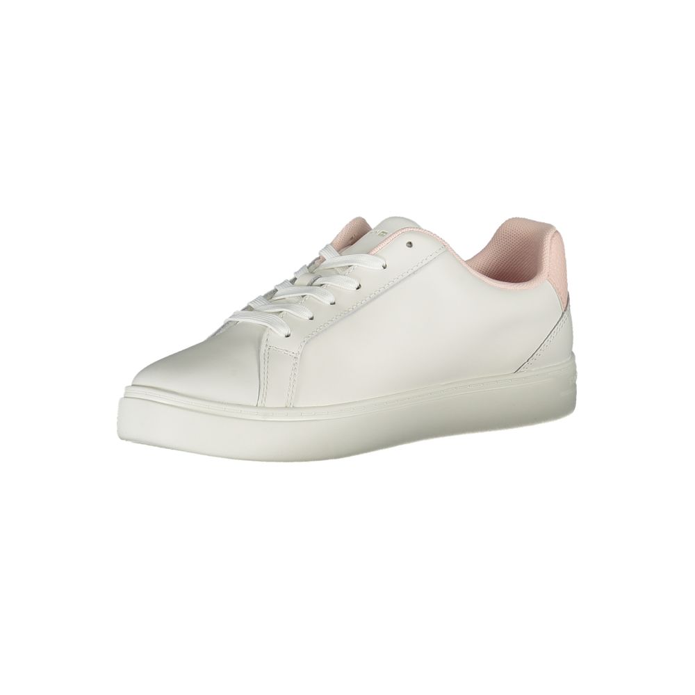 Tommy Hilfiger White Polyester Sneaker - ACCEXO