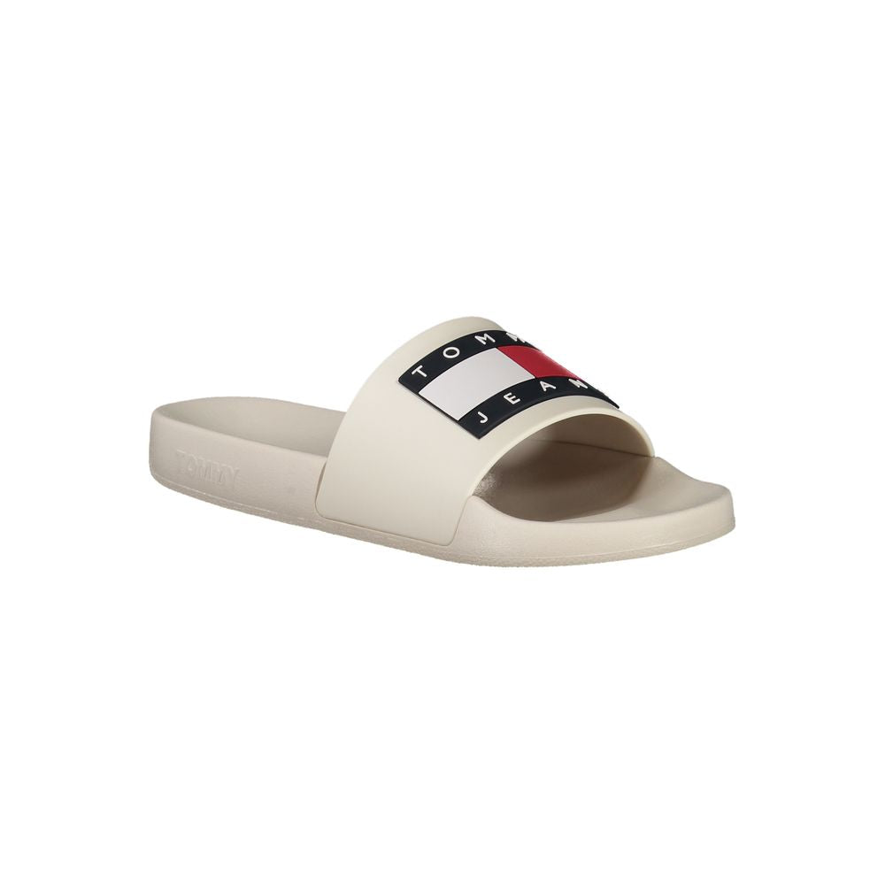 Tommy Hilfiger White Polyethylene Women Sandal - ACCEXO