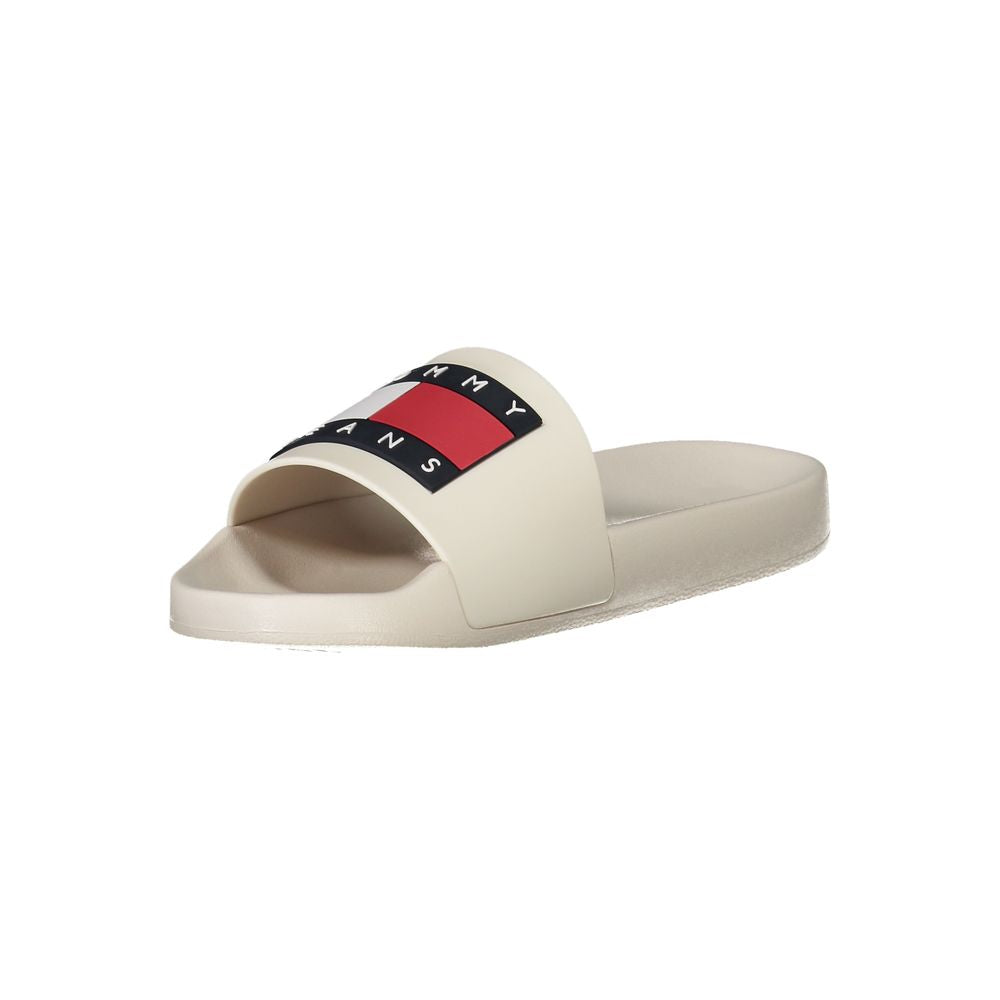 Tommy Hilfiger White Polyethylene Women Sandal - ACCEXO