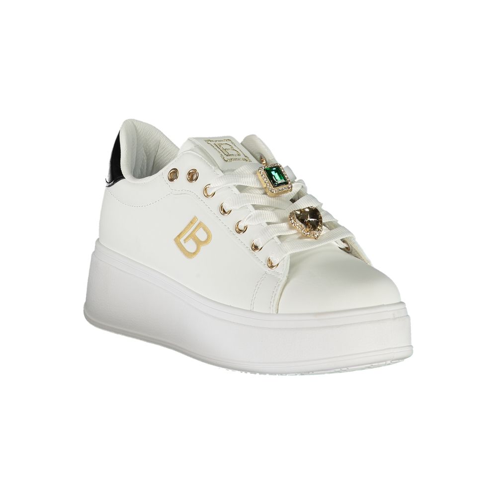 Laura Biagiotti White Synthetic Women Sneaker - ACCEXO