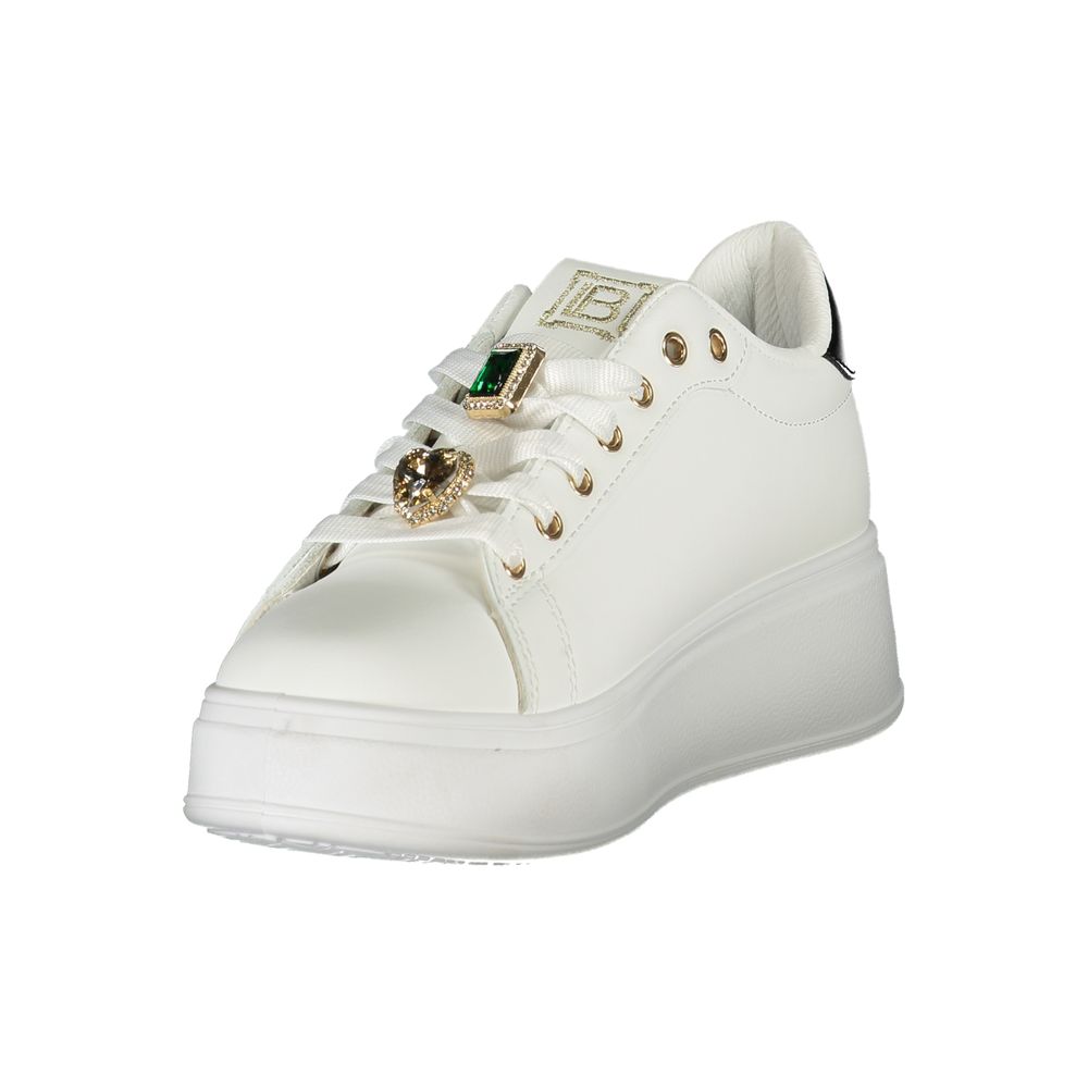 Laura Biagiotti White Synthetic Women Sneaker - ACCEXO