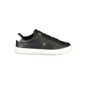 Tommy Hilfiger Black Leather Women Sneaker - ACCEXO