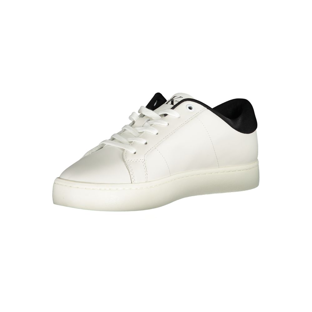 Calvin Klein White Polyester Sneaker - ACCEXO
