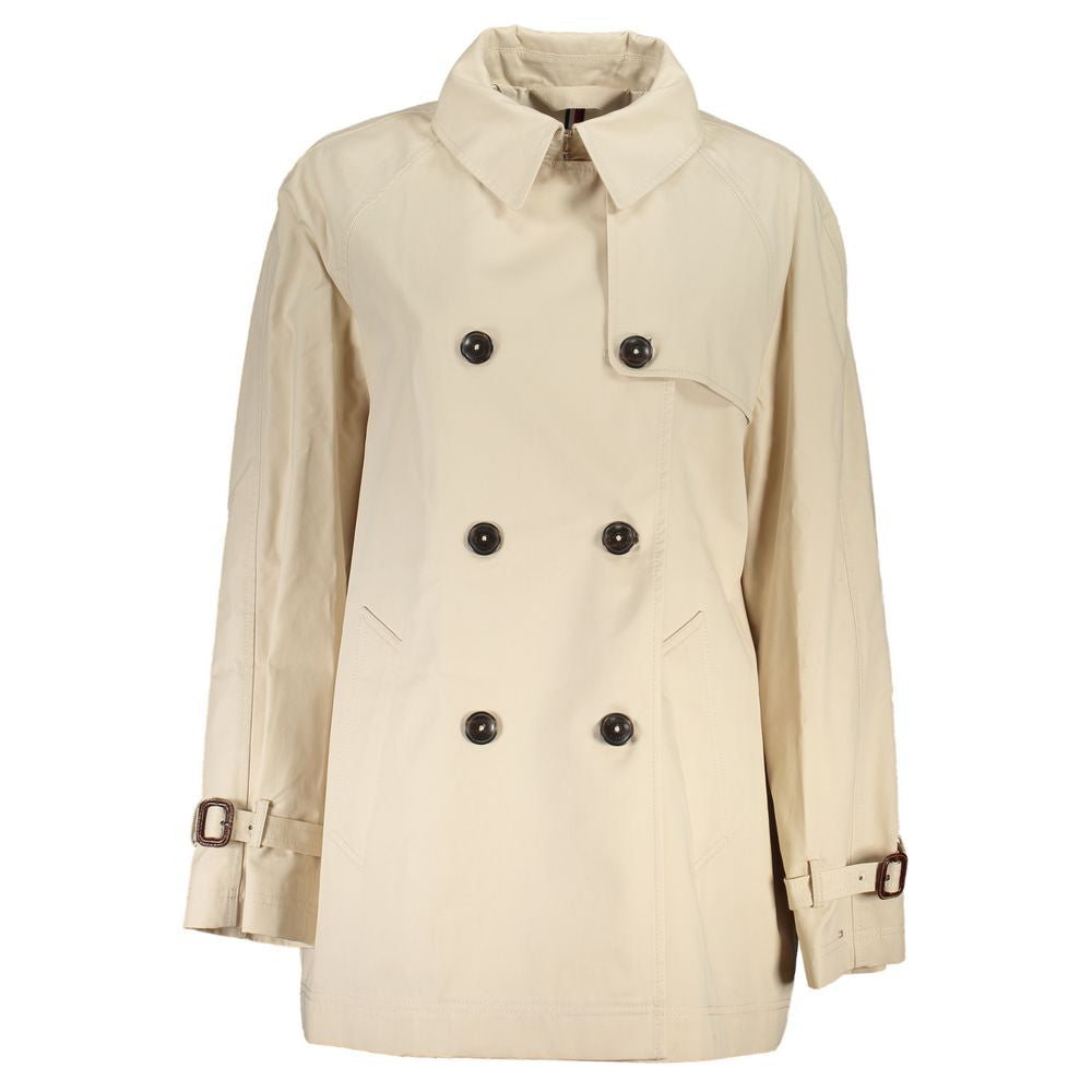 Tommy Hilfiger Beige Cotton Jackets & Coat - ACCEXO