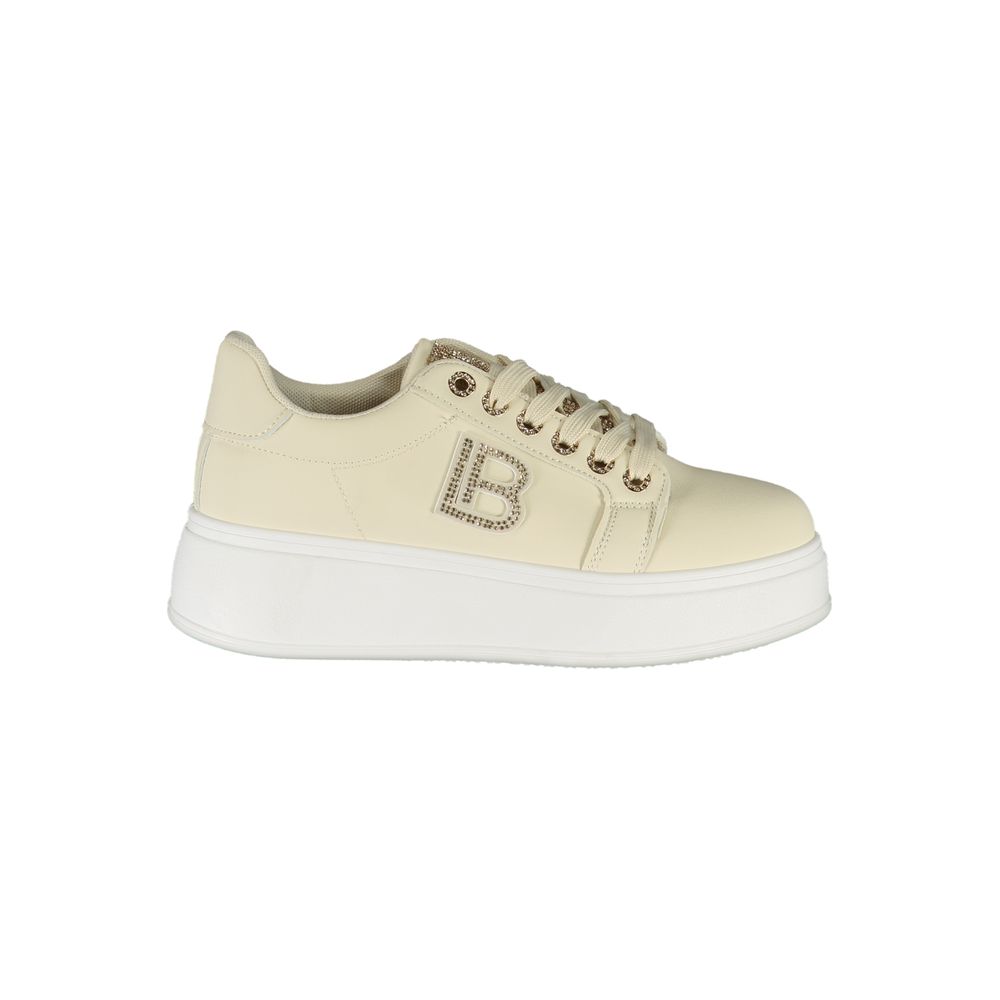 Laura Biagiotti Beige Polyester Women Sneaker - ACCEXO