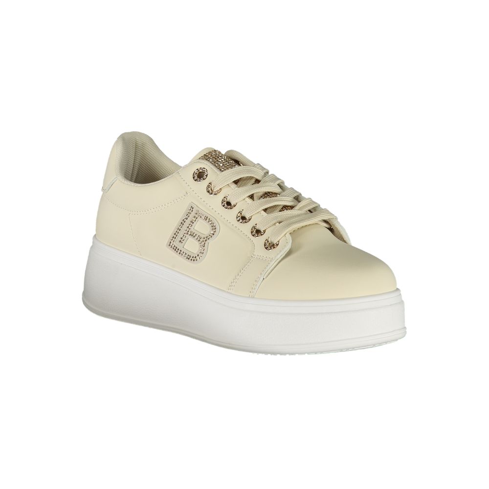 Laura Biagiotti Beige Polyester Women Sneaker - ACCEXO