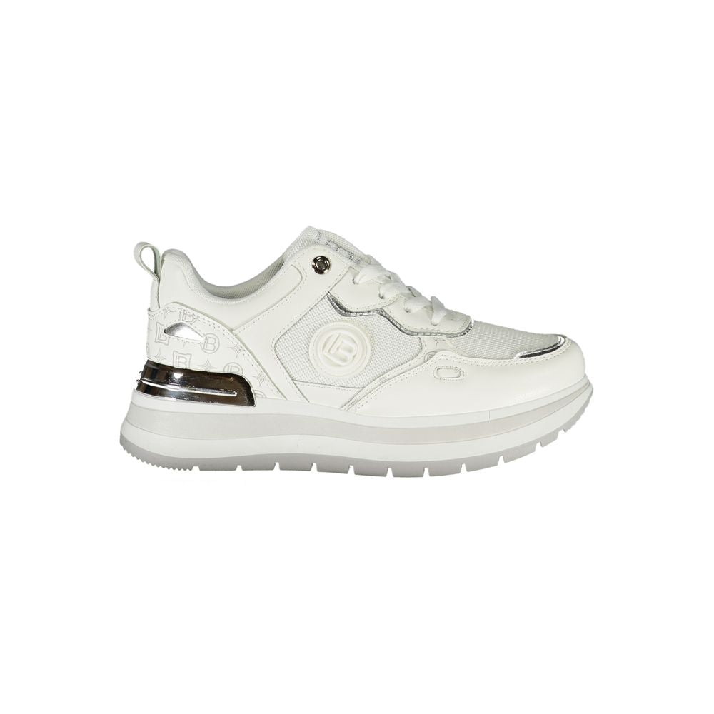 Laura Biagiotti White Polyester Women Sneaker - ACCEXO