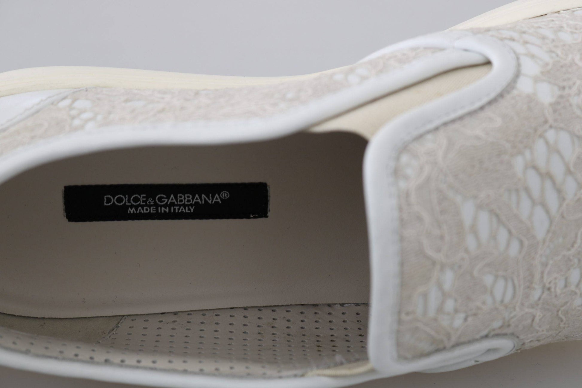 Dolce & Gabbana Elegant Off White Loafers for Ladies - ACCEXO