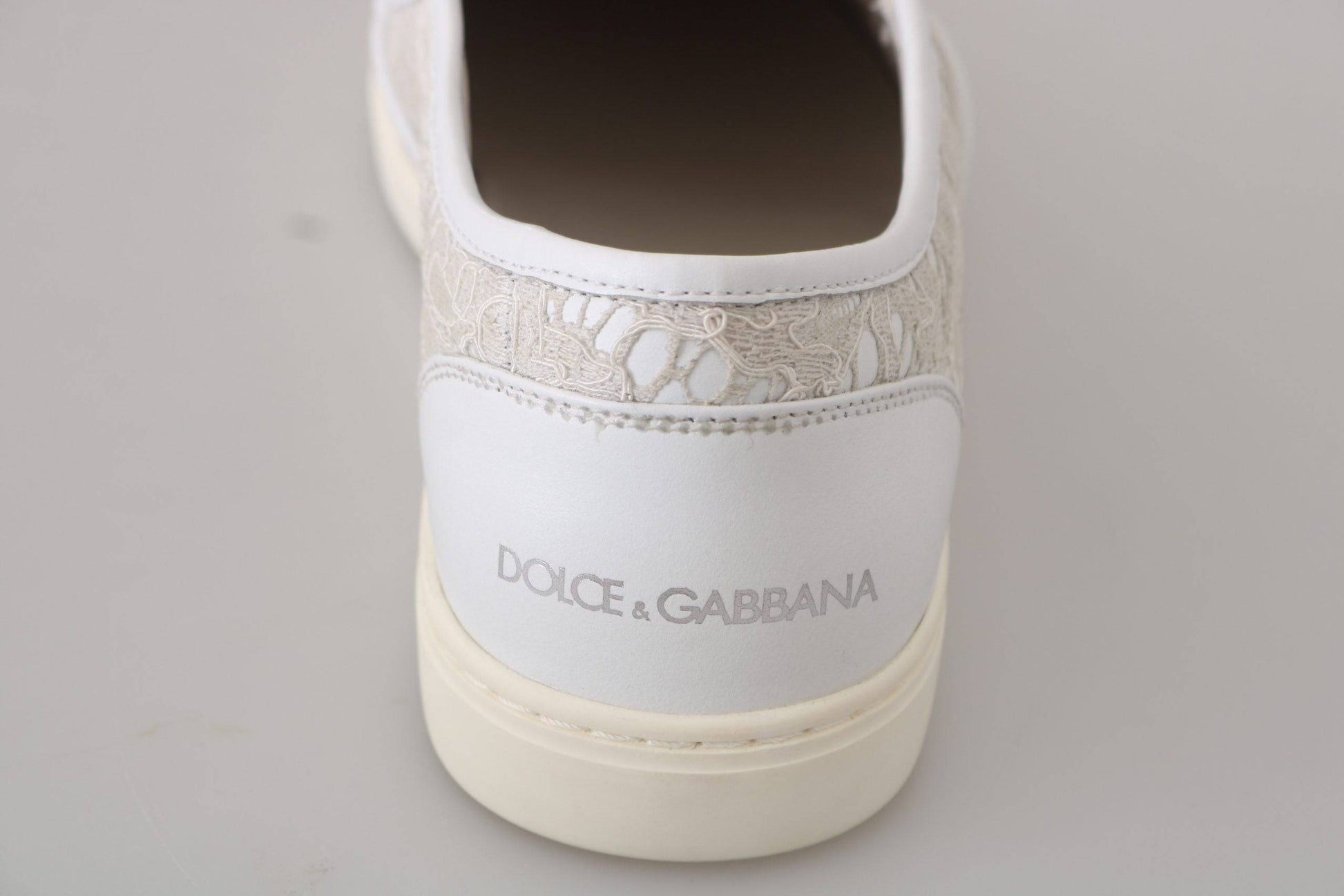 Dolce & Gabbana Elegant Off White Loafers for Ladies - ACCEXO