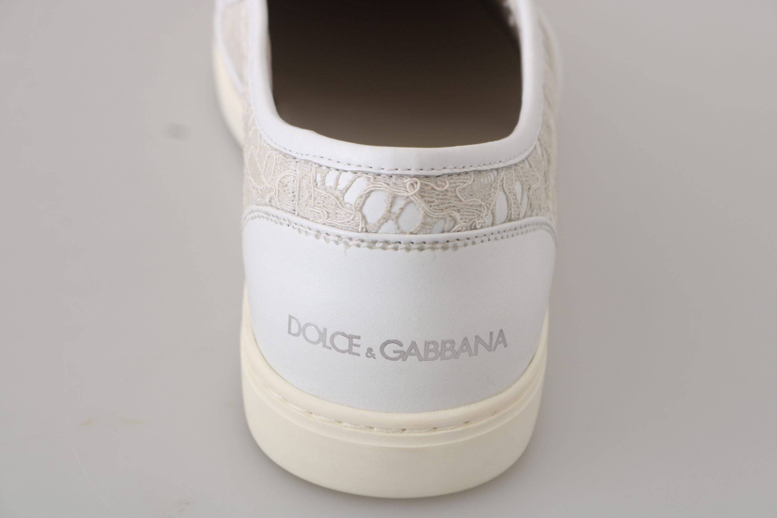 Dolce & Gabbana Elegant Off White Loafers for Ladies - ACCEXO
