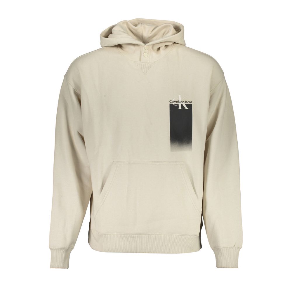 Calvin Klein Beige Cotton Men Sweater - ACCEXO