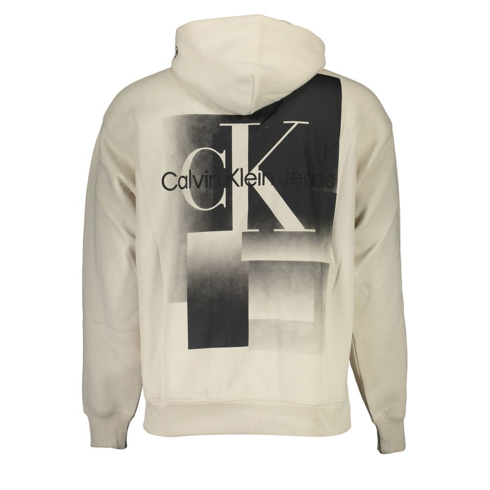 Calvin Klein Beige Cotton Men Sweater - ACCEXO