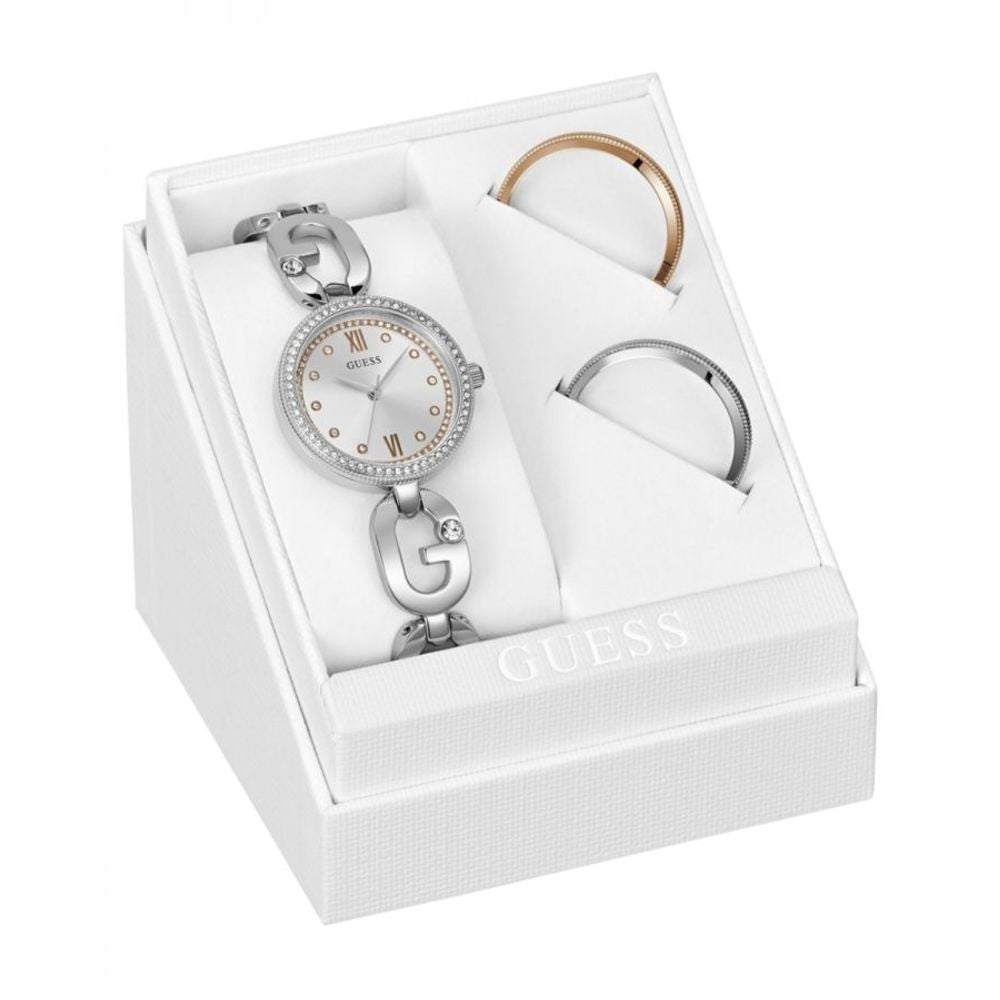 Guess Gray Stainless Steel Watch - ACCEXO