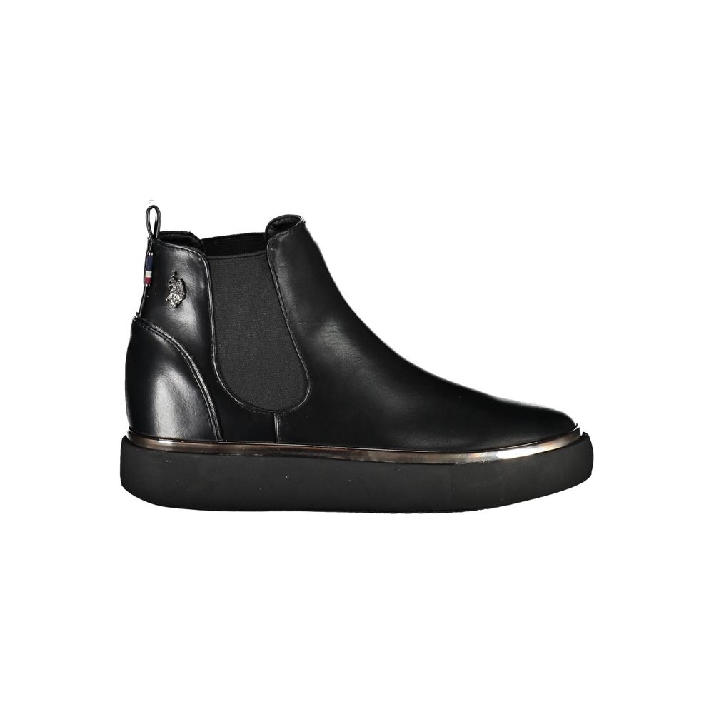 U.S. POLO ASSN. Black Polyester Boot - ACCEXO