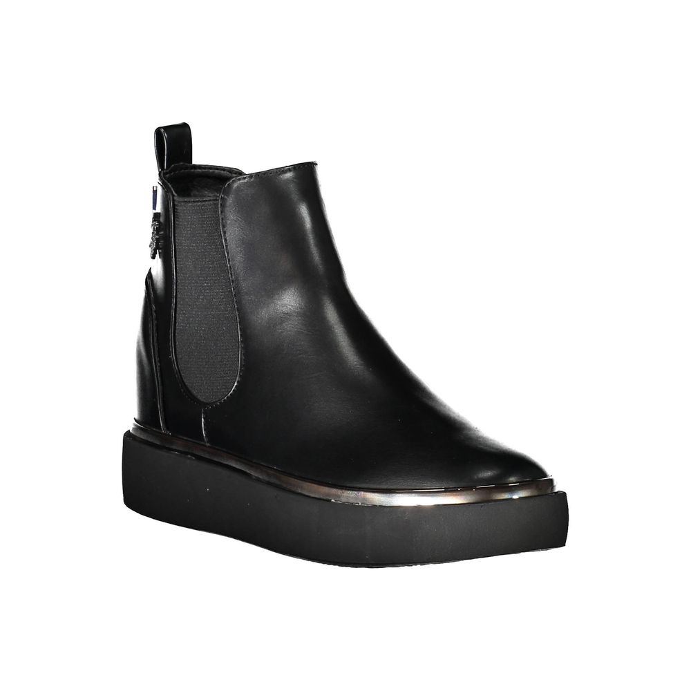 U.S. POLO ASSN. Black Polyester Boot - ACCEXO
