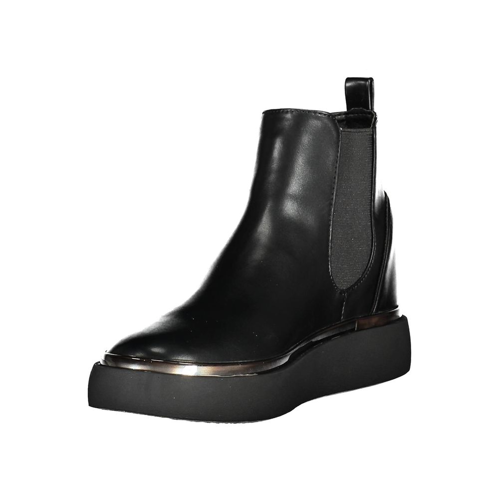 U.S. POLO ASSN. Black Polyester Boot - ACCEXO